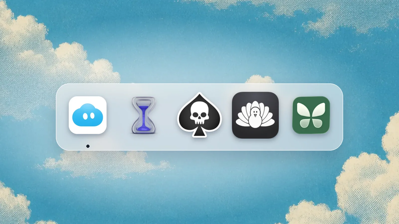 App icons of Nudge, Apple Screen Time, SelfControl, Cold Turkey, Freedom