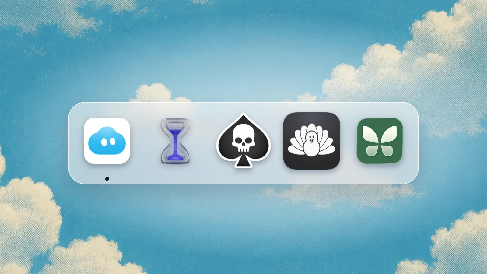 App icons of Nudge, Apple Screen Time, SelfControl, Cold Turkey, Freedom