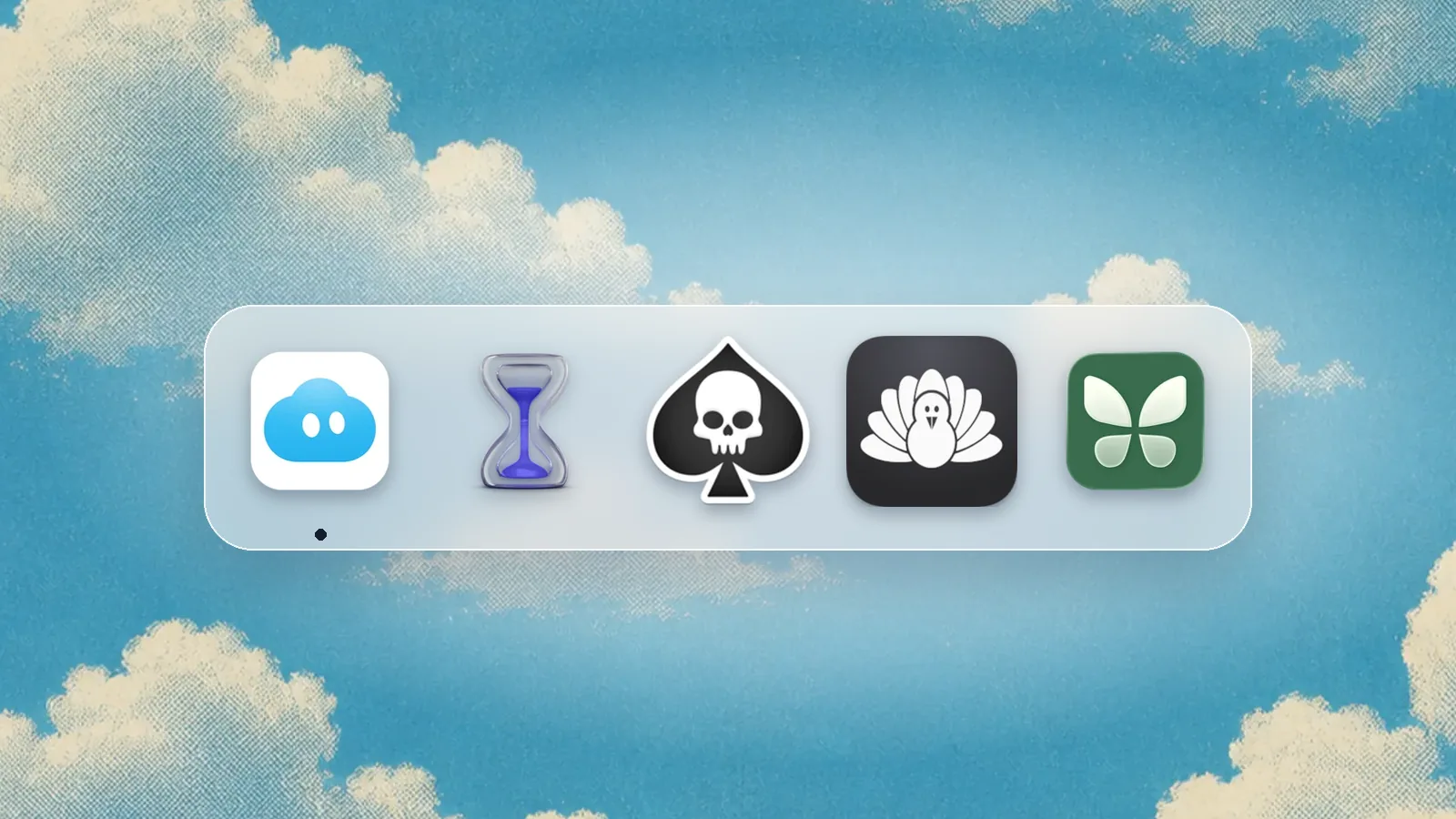 App icons of Nudge, Apple Screen Time, SelfControl, Cold Turkey, Freedom