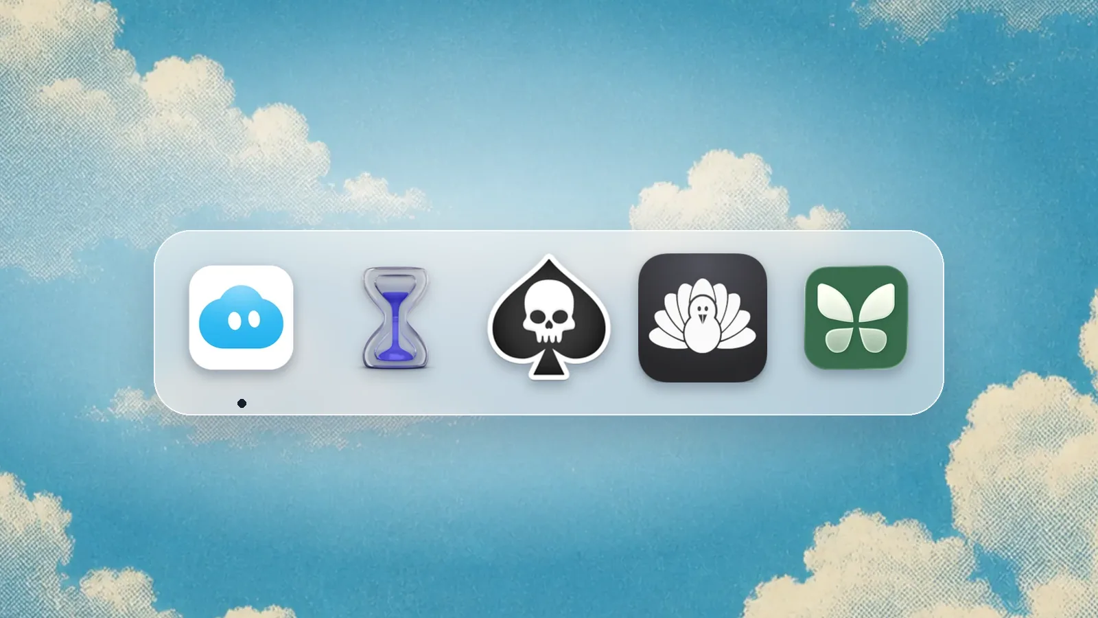 App icons of Nudge, Apple Screen Time, SelfControl, Cold Turkey, Freedom