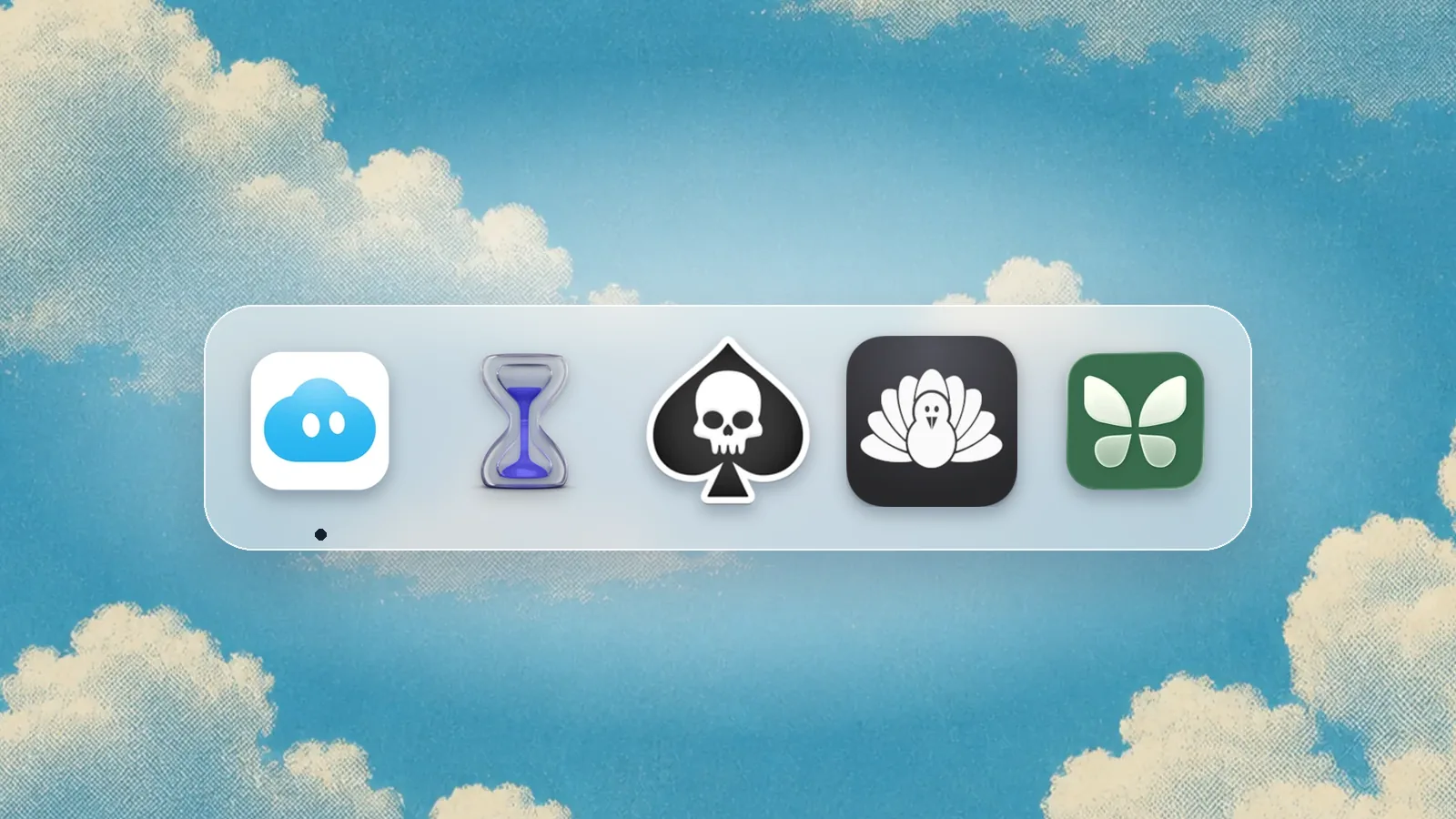 App icons of Nudge, Apple Screen Time, SelfControl, Cold Turkey, Freedom