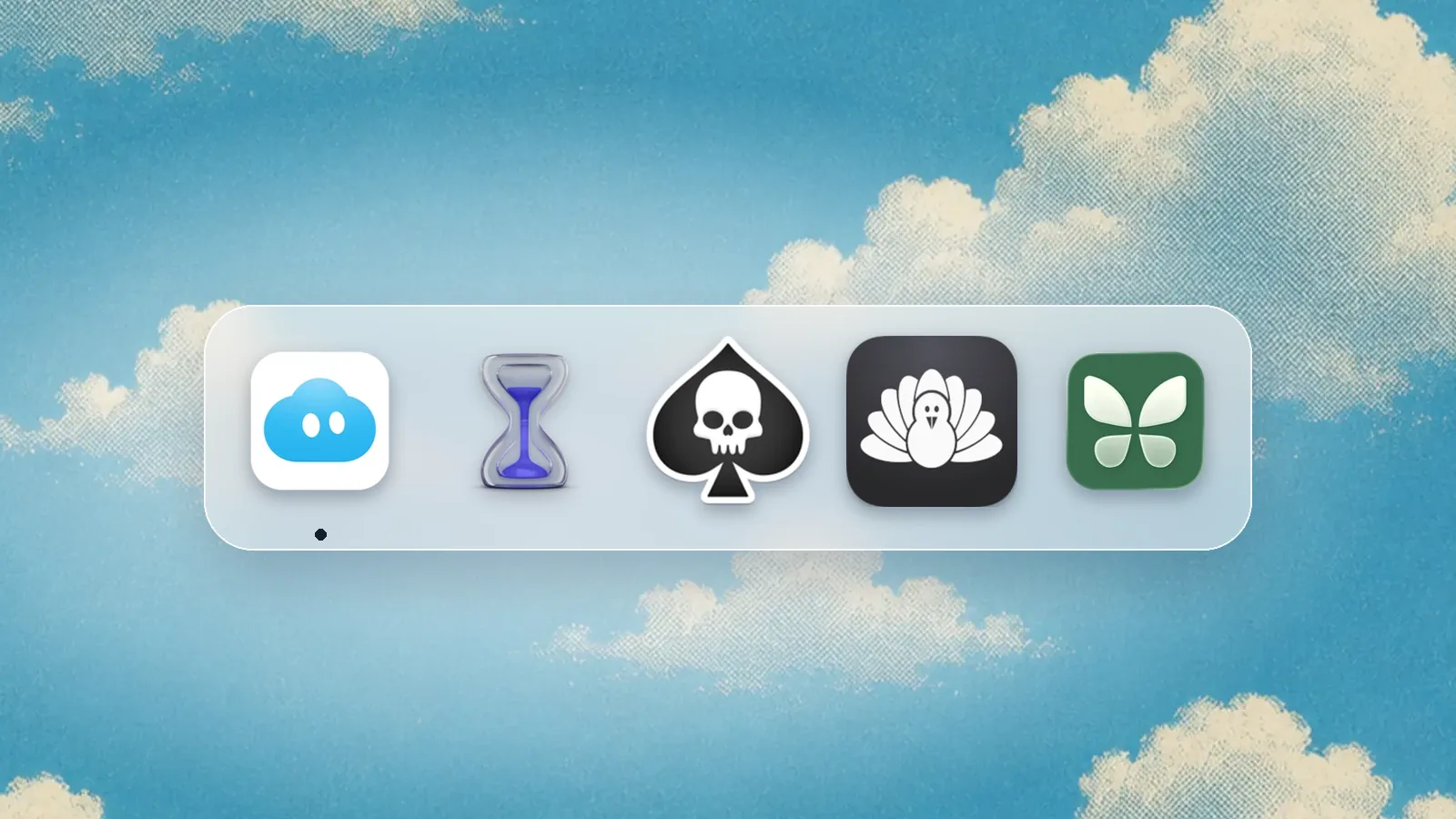App icons of Nudge, Apple Screen Time, SelfControl, Cold Turkey, Freedom
